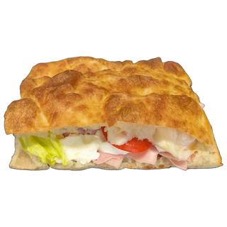 Focaccia sandwich Prosciutto Cotto