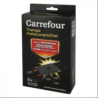 Trampa Mata Cucarachas Carrefour Pack De 6 Uds. De 2,5 Gr.