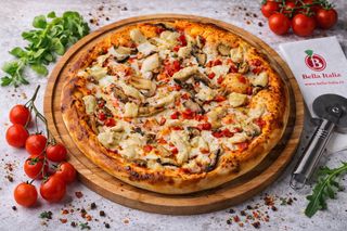 Pizza clasica Pollo -450g