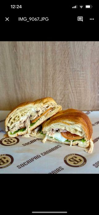 Croissant Vegetal De Atún (XL)