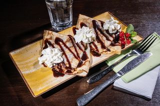 Clatite cu Finetti, banane