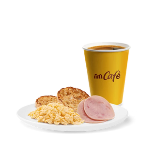 Combo Биг Брекфаст бокс с омлетом и ветчиной