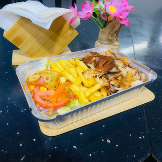 Plato Solo Carne Y Pan