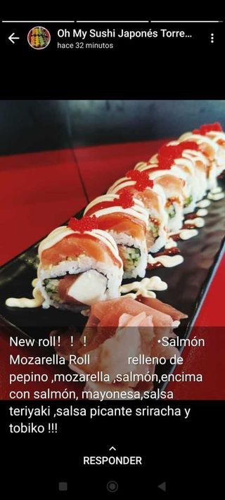 N10.Salmón mozzarella roll