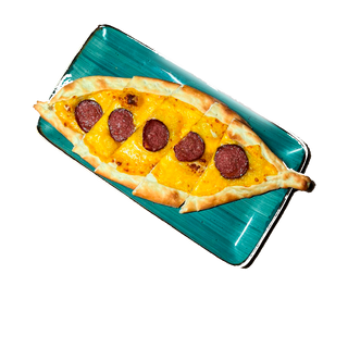 Пиде с турецкой колбасой