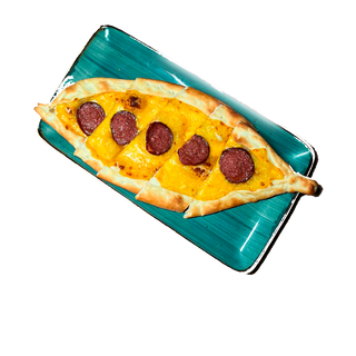 Пиде с турецкой колбасой