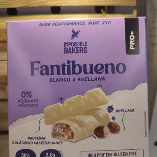 Barrita choco blanco y avellana  (30 g unidad)