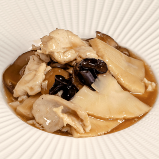 165. Pollo bamboo e funghi