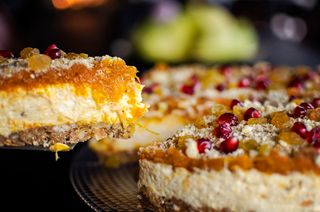 Чийзкейк с тиква и джинджифил