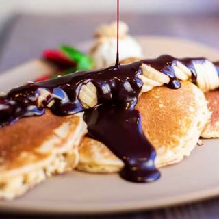 Pancakes Banana Strawberry