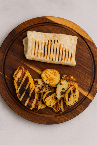 Soft Taco cu pui la gratar 500g