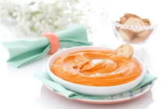 Hummus de pebrot del piquillo