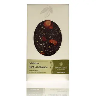 Ciocolata De Canepa Neagra 100 G Hanafsan