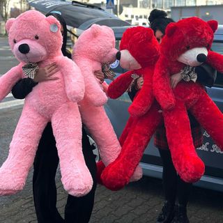 Miś pluszowy XXXL różowy 