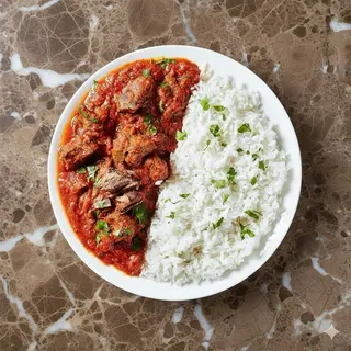 White Rice & Stew