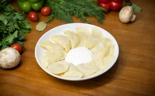 Вареники с картофелем