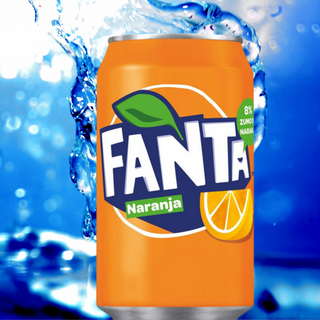 Fanta Naranja lata 330ml.