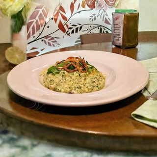 Rižoto sa gamborima i spanaćem