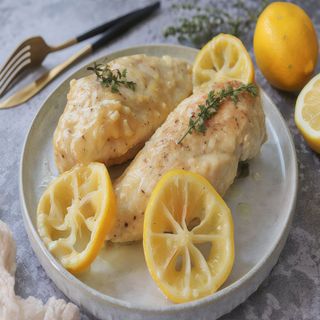 Pechuga de pollo al limón
