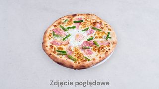 Pizza pollo e asparagi