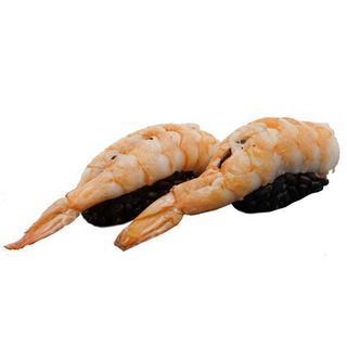 145 Nigiri black gamberi cotti 2 pezzi