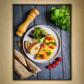 Омлет с помидорами и сыром брынза (280г)