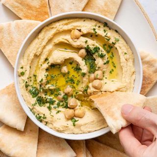Hummus + pan libanés