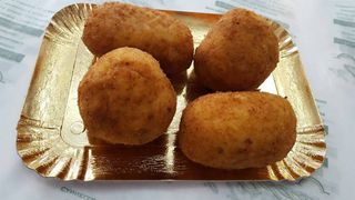 Arancina al prosciutto