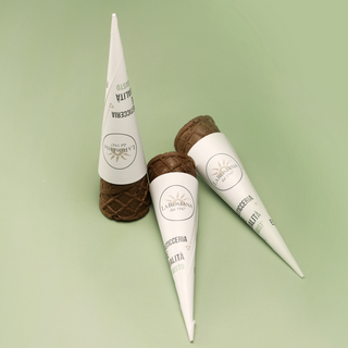 Cono in cialda al cacao