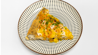 Pizza z krewetką-mango