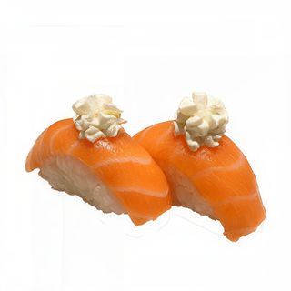 Nigiri de salmón con queso (2uds)