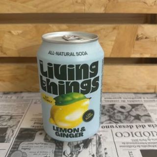Living Things probiótica de jengibre y limón
