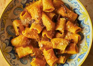 Rigatone nduja Carbonara