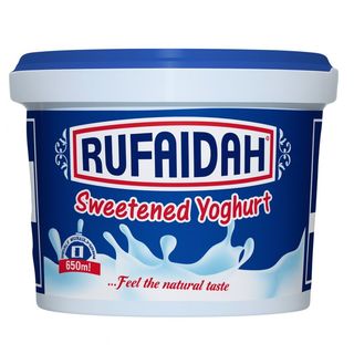 550ml plain sweetened yoghurt