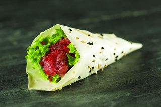 Temaki spicy tuna soia - 1 pezzo