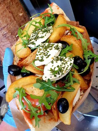 BUŁKA GREEK 200g mięsa