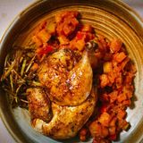 Cocosel de munte cu ratatouille