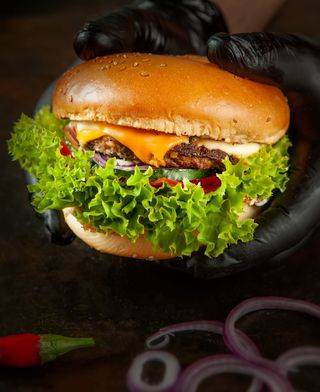 Բուրգեր տավարի մսով