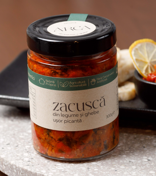 Zacusca de legume si ghebe usor picanta 300g