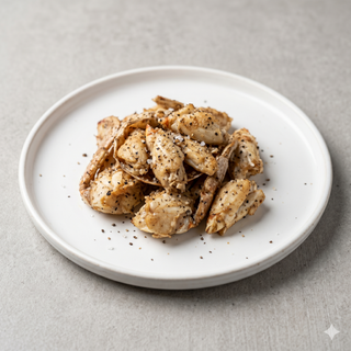 Pecho De Cangrejo Con Sal Y Pimienta