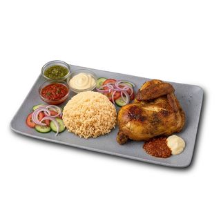 Attiéké Au Poulet Frit