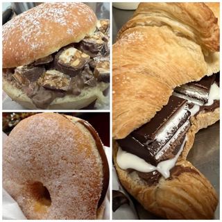 Ciambelle zuccherate o Bomboloni con 2 gusti e 1 granella