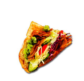 Kebab na grubym cieście