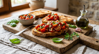 Bruschetta cu roşii
