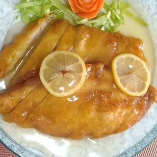 pollo con salsa limon