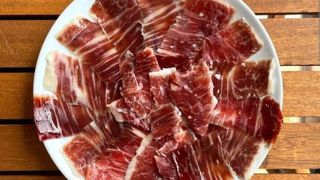 Tabla de jamon iberico