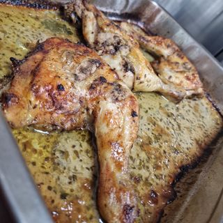 Pollo Al Horno Con Salsa De Limón
