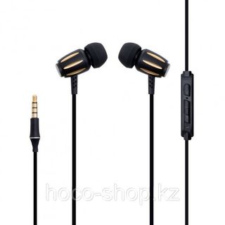 Наушники проводные вакуумные XO S29 черный-золотистый