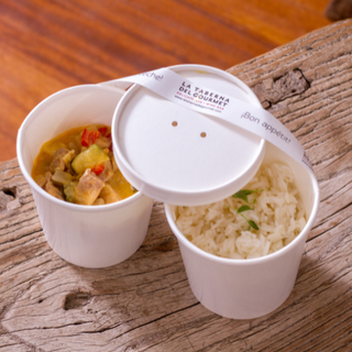 Pollo Al Curry Thai Con Arroz Jazmín