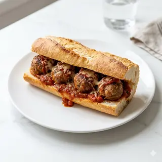 Bocadillo De Albóndigas